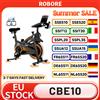 NONE ROBORE CBE10 Cyclette Pieghevole, Bici da Spinning Indoor, Ergometro con Monitoraggio Frequenza Cardiaca e Display LED Intelligente, Home Trainer per Uso Domestico, Sedile Confortevole, Fino a 136 kg,