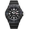 Casio Serie Casio MRW200H | Orologio analogico unisex | 100M WR | Cassa in acciaio inossidabile | Orologio analogico a 3 lancette | Visualizzazione della data | Batteria con durata di 3 anni