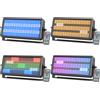 Yiflamefly 1/2/4 Pezzi Barra Luminosa da Parete 150W 450 LED RGB e Bianchi Luci Sceniche DMX512 Luci da Discoteca per Matrimoni DJ Feste KTV Bar