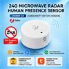 coolo Sensore di Presenza Radar Zigbee 24G Mmwave con Rilevamento Temperatura, Umidità, Luminosità e Movimento/Staticità per TUYA 2MQTT