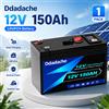 NONE 💥 Batteria al Litio LiFeP04 12V 150Ah 18650 per Applicazioni Solari, UPS, Nautiche, Campeggio e Off-Grid con Porta USB