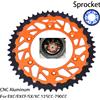 JFGRACING Pignone catena posteriore moto per KTM 125- 690 125 200 250 350 400 450 525 530 560 600 620 690 Off Road Bike 1993-2016
