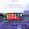 BONROAD 10.25 12.3 pollici Wireless CarPlay Linux Autoradio Multimediale con Schermo Touch Android Auto per BMW Serie 5 F10 F11 Sistema NBT CIC Navigazione GPS Stereo