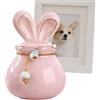 Generico Urna per Animali Domestici Scatola Commemorativa in Ceramica 150ml con | Urne per Cani Lutto Tomba Cordoglio Perdita Commemorazione Casa Tavolo Gatto e Animale