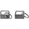 SODIAL 100 Pezzi Hardware da Polso, Hardware da 1 Pollice per Portachi1184