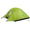 Naturehike Cloud-Up 3 Tenda Ultraleggera 3 Persone Tenda Zaino in Spalla per Escursionismo Campeggio All'aperto (20D Verde Chiaro Aggiorna)