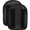 NIYANGLE 2 Pezzi Gilet Tattico Nero Traspirante Imbottitura Removibile e Supporto per Allenamento Outdoor per Rucking e attività Sportive