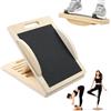MaxEarn Tavola inclinata per polpacci, 2 in 1, in legno | Estensione per polpacci regolabile a 5 angolazioni, Balance Board con maniglia, antiscivolo e portata fino a 150 kg