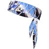 Anceky Pupazzo di neve in rete Sport Fascia rinfrescante Fascia neutra a doppia faccia per corsa Fitness Karate Yoga Calcio Uso