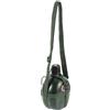 WRITWAA Borraccia Militare in Alluminio e Nylon 1l Portatile da Campeggio | Resistente All'usura e Rottura, Leggera da Trasportare, Design Creativo e Pratico per Outdoor