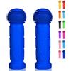 OTFAITP 1 paio di manopole per manubrio per 2-3-4 ruote, scooter, bici per bambini, monopattino (blu navy)