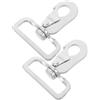 Ciieeo 2 Pezzi Ganci Scatto Rotanti in Acciaio Inox Ganci Trigger Resistenti con Molla per Imbracature Equine Guinzagli e Cinghie Borsa Interna