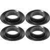 Angoily 4 Pezzi Anelli Anti-Goccia per Pagaia Kayak in Gomma Nera 3,00 Cm | Accessori per Pagaia, Adatti a Diametro 1,18, Accessori Kayak e Canoa, Set Compatto