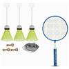 Amagogo Allenatore Badminton per Bambini con Montaggio al E 3 Palline con Gonna per Esercizi Ripetuti con Elastico E Borsa Adatto per Spazi Ristretti E Cameretta, style to 2