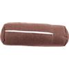 KOCKSHION Cuscino Yoga Cilindrico Coffee in Cotone Lino e Pearl Cotton per Supporto | Poggiagambe Multiuso, Forma Semplice e Versatile, per Yoga e Foot Pillow