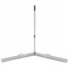 Milageto Badminton Sweeper Raccogli Volani Carrello Cesta Strumento Retriver con Strisce in Gomma Antigraffio Telaio in Acciaio Inossidabile Pieghevole Adatto, Deluxe