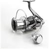 Xgdsnly Mulinello da Pesca Rotante Lancio Lungo Metallico con Manovella Pieghevole, style to 5