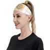 Anceky Fasce sportive vintage con rosa dei venti per donne e uomini, fasce larghe antiscivolo per capelli da donna, fasce elastiche antisudore, fasce per la testa per donne e uomini per esercizi di yoga