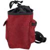 ABOOFAN Chalk Bag per Bouldering, Sacchetto Porta Magnesite Oxford Rosso, Chiusura a Coulisse, Tasche con Cerniera, per Arrampicata e Ginnastica