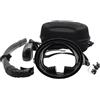 Baoblaze Maschera Snorkeling per Adulti con Lente in Vetro Temperato E Respiratorio Integrato con Fasce Regolabili E Guarnizione Morbida in Silicone , Nero , Adulto