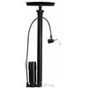 Fonowx Pompa Bicicletta Pompa Gonfiaggio Manuale Universale con Manometro Precisione Acciaio Inox Doppia Testa Compatibile con Pneumatici CF Adatta per, Nero, size to 3