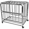 AsrMyjcx Carrello Porta Palloni Carrello Basket Porta Palloni Scaffale Ripostiglio Contenitore con Ruote in Acciaio Inox Carrello, Style to 5