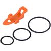 Gonehyu Gancio per canna da pesca, set da 25 pezzi, in plastica, con clip, supporto per esca/cucchiaio, accessorio