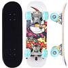 ERNAN Skateboard Completo per Principianti. Skateboard completo da 17 * 5 pollici. Double Kick Deck Concavo con 7 strati per ragazzi, ragazze (puppy)