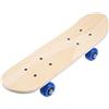 Ciieeo Skateboard per Dipinto a Mano, Blank Skate Deck in Legno, 7 Strati, Doppia Faccia, 43cm X 12,5cm, Beige, per Pittura Artistica e Interazione Genitore