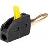 predolo Connettore a Banana 2x4mm Mini Connettore a Banana Impilabile Pratico 250V/32A per Cavi per Altoparlanti, Placche a Muro E Parte Ricevente, 6 Pezzi