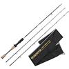 Componenti Canna da pesca ad alto tenore di carbonio Rod 1.8m 0.8-5g Bait Peso Ultra leggero 2-5LB linea Light canna da pesca(Casting Rod)