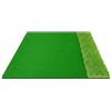 Baoblaze Tappeto da Allenamento Golf Tappetino Pratica Golf Pista Putt Pp Compatta Base Eva Comfort Fondo Antiscivolo con Rotolamento Facile Adatto a Terrazza, 150-150cm, PP+Erba Lunga