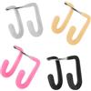 JSGHGDF Set di clip per nuotatori, set da 4 pezzi | Tappi nasali in silicone con ponte in filo, comodo ponte nasale adatto per nuotatori, compatto trasporto