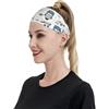 Anceky Fasce sportive per pilota e aeroplano Panda per donne e uomini, fasce larghe antiscivolo per capelli da donna, fasce elastiche antisudore, fasce per la testa per donne e uomini per esercizi di allenam