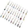 Marchfunny Esche in metallo Spinner Kit 30pcs 4.5-6.5cm Bass Trout