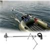 PAKMEZ Motore Leggero per Barca Alimentato da Trapano,Elica per Trapano Elettrico | Con Morsetto/Supporto, per Kayak Canoa Gommone Barca Legno