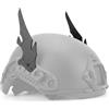 Generic 16cm Corna Drago Casco Tattico Binario Arc Accessorio Paio Cosplay Prop | Plastica ABS;Taglio Laser;Texture Opaca;Vite Esagonale;Per Airsoft,Fiera,Costume,Scena,Mostra