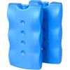 SICIGNANO CASALINGHI Sicignano | Piastra Ghiaccio Riutilizzabile in Polietilene 2 Pezzi x 400 ml - Mattonella Refrigerante per Borsa Termica Frigorifero Portatile Trasporto Alimenti Contenitori Termici (2)