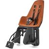 BOBIKE 8012200004 - Seggiolino posteriore ONE MAXI con sistema IP&E-BD per biciclette con ruote da 26" a 29" con ancoraggio al telaio o portapacchi color cioccolatoa colori Marrone Cioccolato