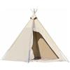 Nishiyuenyi da Esterno a Piramide per Campeggio, Colonna d'Acqua 2000-3000mm, Portatile, per Escursionismo, per avventura, Tenda a piramide in cotone 210G 220 * 220 * 220cm