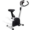 KGTKGTYER Cyclette fitness con sedile per l'allenamento a casa, bicicletta pieghevole con display LCD e resistenza regolabile, per un allenamento efficace di resistenza