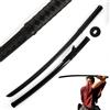Swords and more Bokken da Allenamento con Fodero 104,5 cm | Spada Katana in Polipropilene Ultra Resistente | Arma Pratica per Arti Marziali, Kendo, Aikido, Iaido | Nero