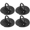 IOPKLYTF Kit Toppe con Anello a D in PVC da 4 Pezzi | Accessori for paddleboard sostitutivi for kayak con attacco for gommone con fibbia