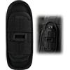 Molythrix Custodia torcia nera 15×5,5×3cm borsa cintura campeggio sicurezza