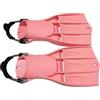 Homyl da Sub da Nuoto da Immersione da Allenamento Materiale TPE Fermaglio Regolabile Propulsione Efficiente Adatte per Snorkeling Nuoto E Allenamento Piscina , Rosa , L/XL 43-46