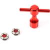 Zoeyilan Pesi per putter da golf, 5 g 10 g 15 g 20 g 25 g 30 g 35 g 40 g Pesi per putter da golf personalizzati, con kit di chiavi rosse Sostituisci per accessori da golf Scotty Cameron (40G)