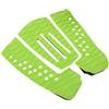 Ciieeo Tappetino Antiscivolo Colore Verde Chiaro per Tavola da Surf e Paddleboard in Eva, Resistente e Confortevole, Forma a Coda per Surf e Paddleboarding
