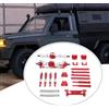Accessorio per auto RC Tirante di trazione Ricambi in metallo Sostituisce