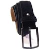 QUAMOD cintura uomo in pelle scamosciata larga 3,5 cm- 4 cm (35mm-40mm) | blu navy, marrone, taupe, nero, grigio, cognac | scamosciato con confezione regalo | produzione ecologica e leale