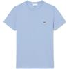 Lacoste T-shirt Uomo in cotone Pima TH6709 3617076510462-3XL Azzurro 3XL